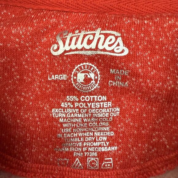 St. Louis Cardinals Stitches Men's Zip Up Jacket Size Large Large Back Logo - Picture 5 of 12